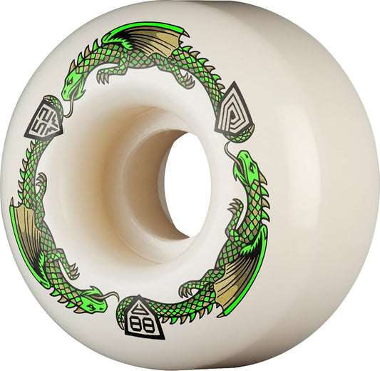 POWELL PERALTA DRAGON FORUMLA WHEELS V1 88A GREEN