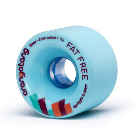 ORANGATANG FAT FREE BLUE WHEELS 65MM 77A