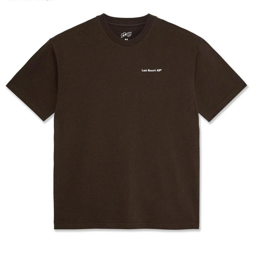 LAST RESORT ATLAS MONOGRAM SS TEE DARK BROWN