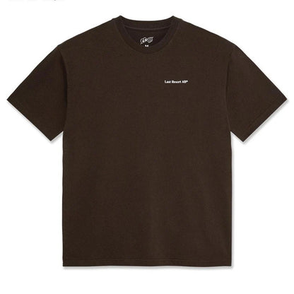 LAST RESORT ATLAS MONOGRAM SS TEE DARK BROWN
