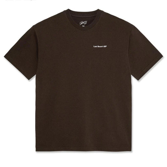 LAST RESORT ATLAS MONOGRAM SS TEE DARK BROWN