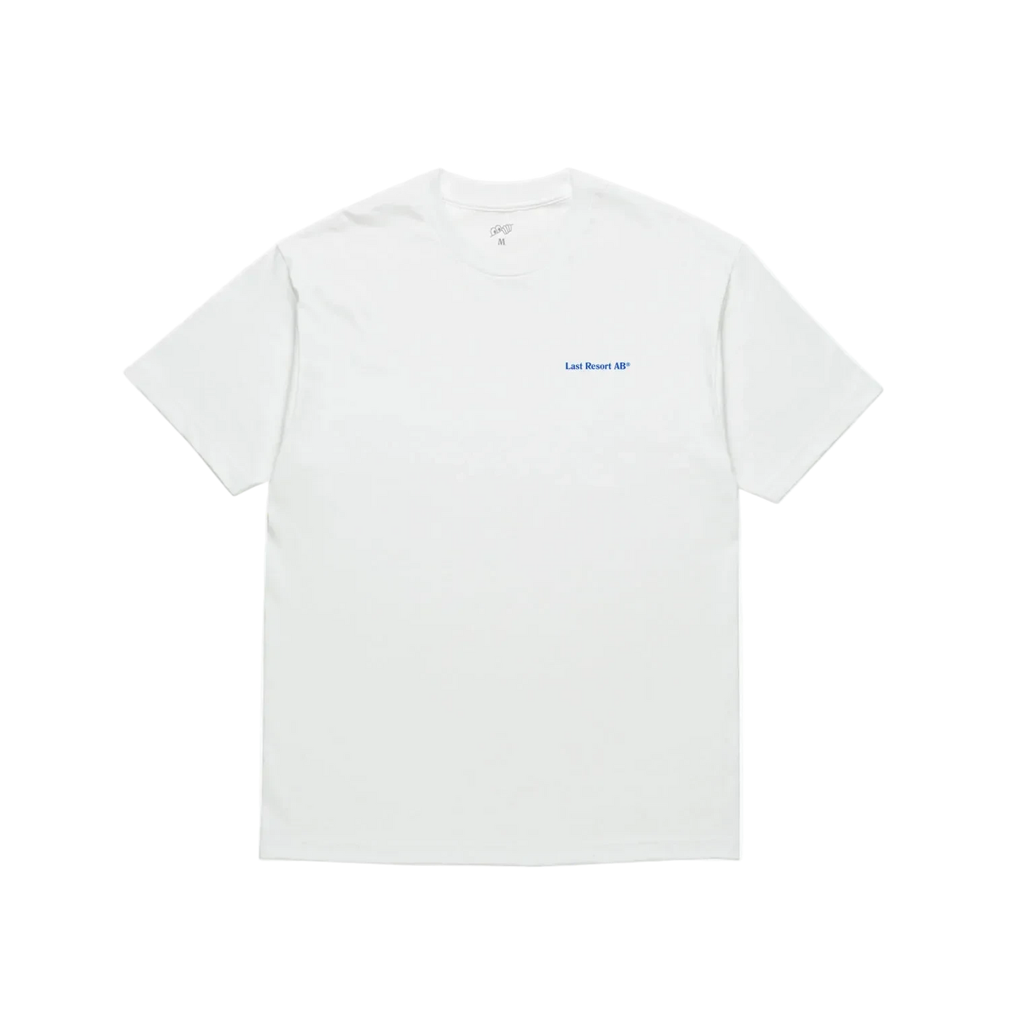 LAST RESORT ATLAS MONOGRAM SS TEE WHITE REFLEX BLUE
