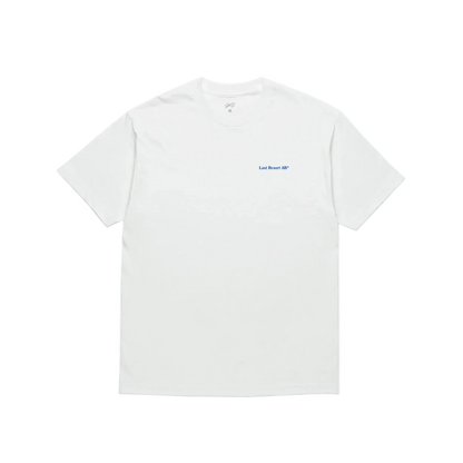 LAST RESORT ATLAS MONOGRAM SS TEE WHITE REFLEX BLUE