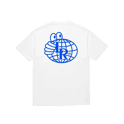 LAST RESORT ATLAS MONOGRAM SS TEE WHITE REFLEX BLUE