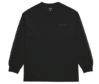 LAST RESORT ATLAS MIND LS TEE BLACK GREY