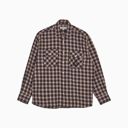 LAST RESORT SM001 NICK FLANNEL VANILLA BROWN