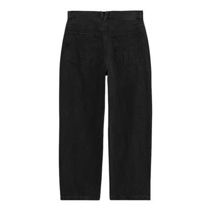 VANS BOYS CHECK-5 LOOSE DENIM PANT BLACK