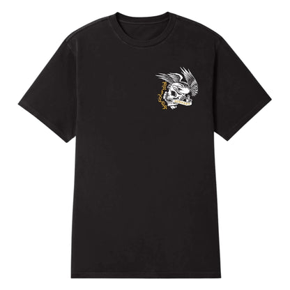 BRIXTON WOLCOTT BLACK WORN WASH TEE