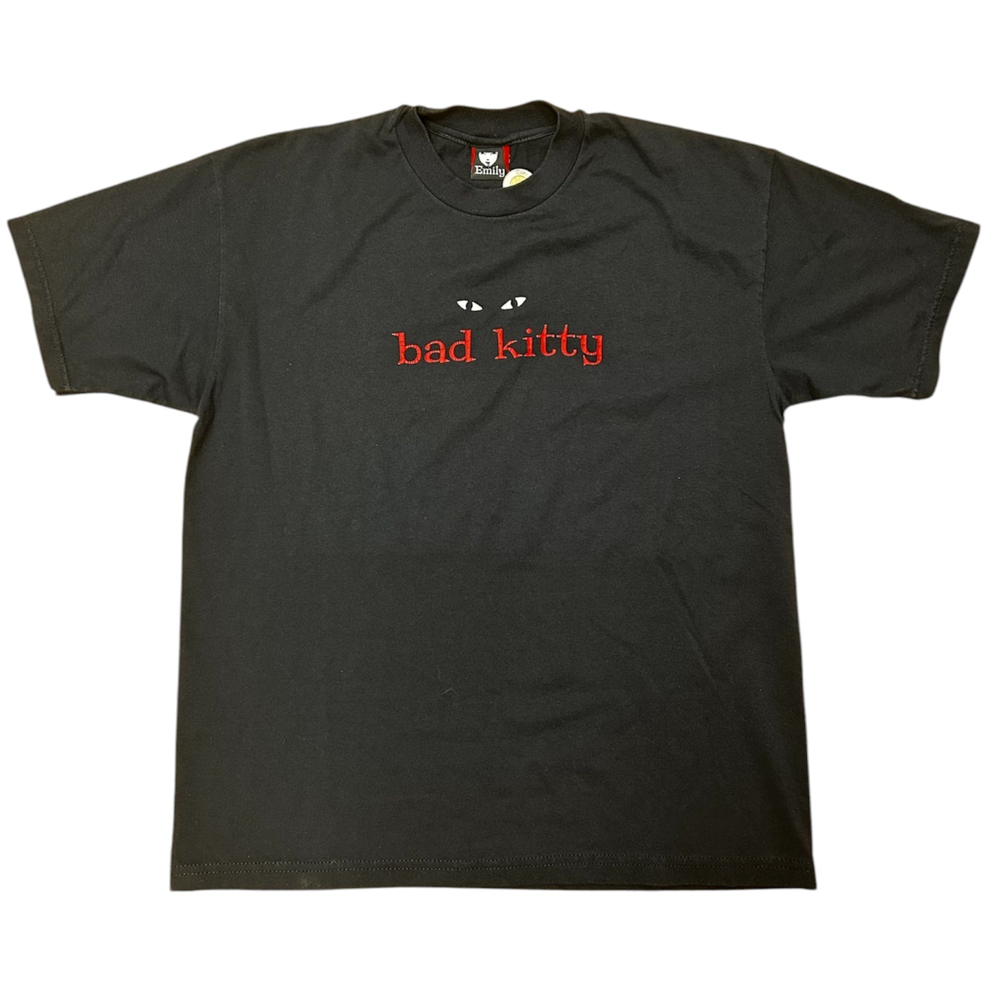 EMILY THE STRANGE Y2K BAD KITTY TEE BLACK
