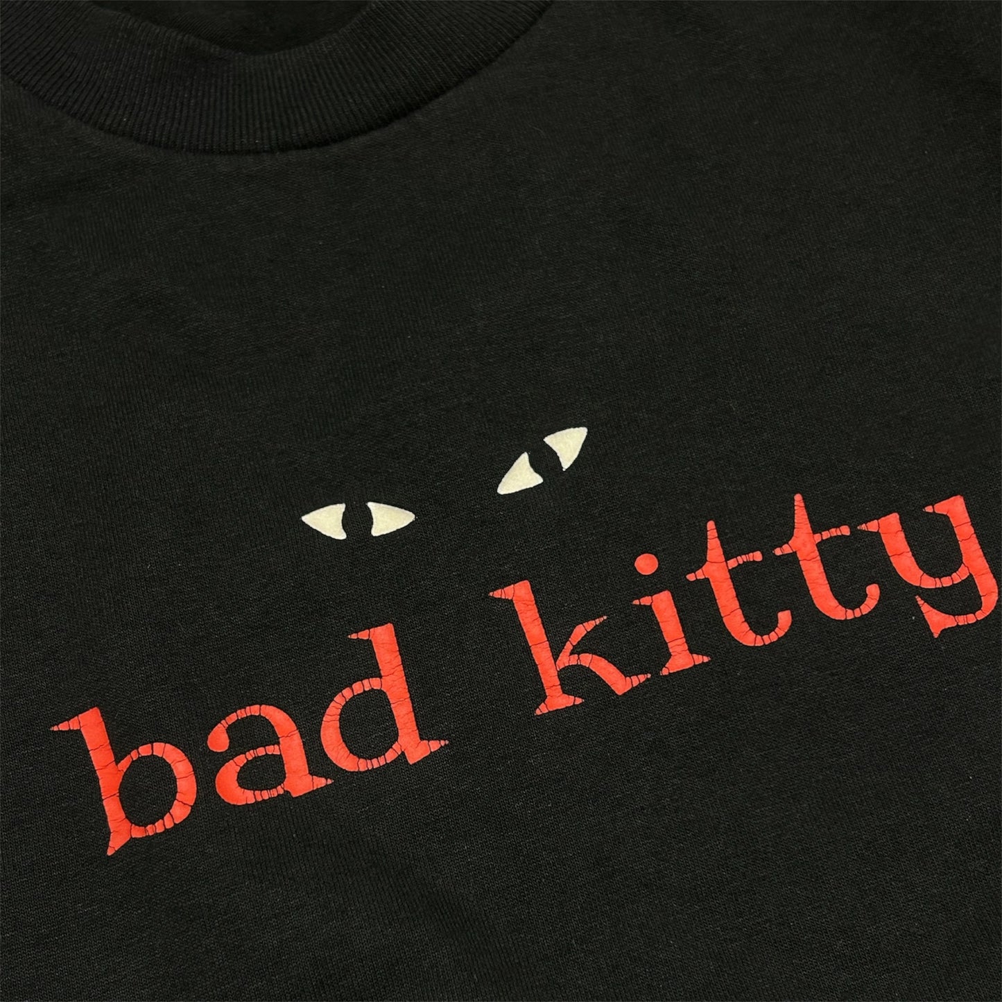 EMILY THE STRANGE Y2K BAD KITTY TEE BLACK