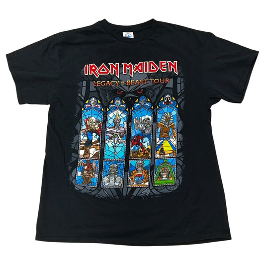IRON MAIDEN LEGACY OF THE BEAST TOUR 2018-2019 TEE BLACK