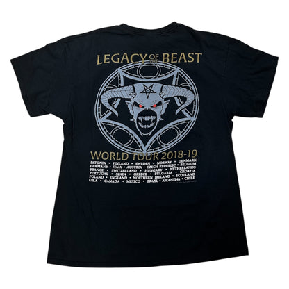 IRON MAIDEN LEGACY OF THE BEAST TOUR 2018-2019 TEE BLACK