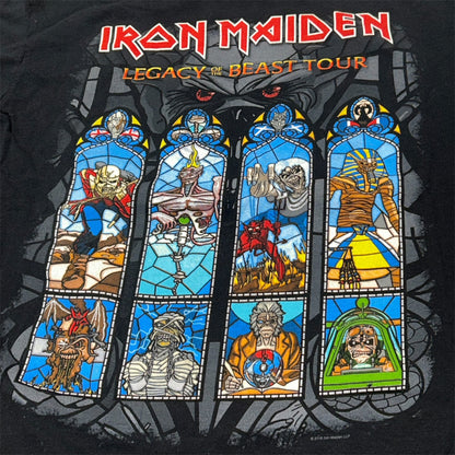IRON MAIDEN LEGACY OF THE BEAST TOUR 2018-2019 TEE BLACK
