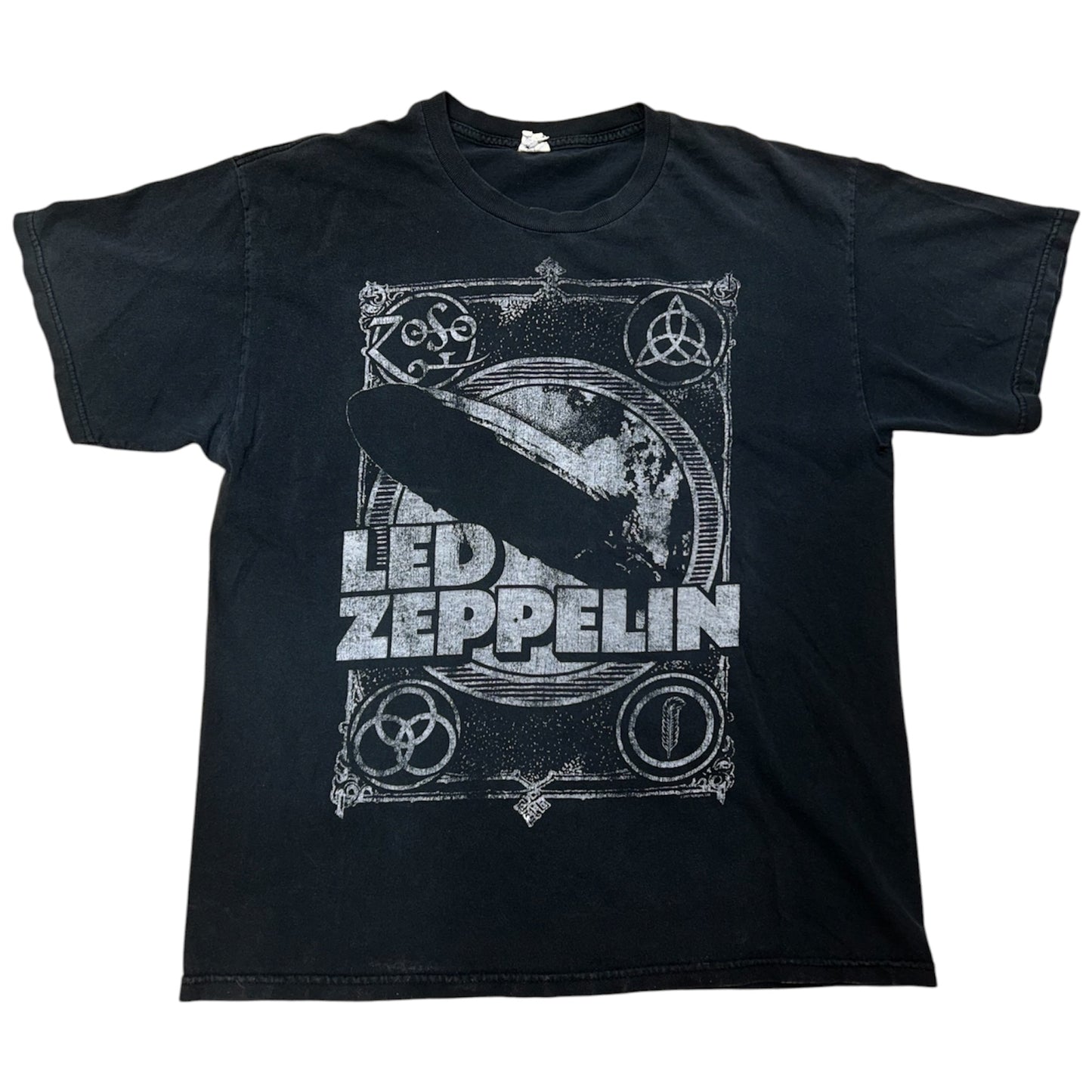 LED ZEPPELIN AIRSHIP DISASTER 2011 TEE BLACK