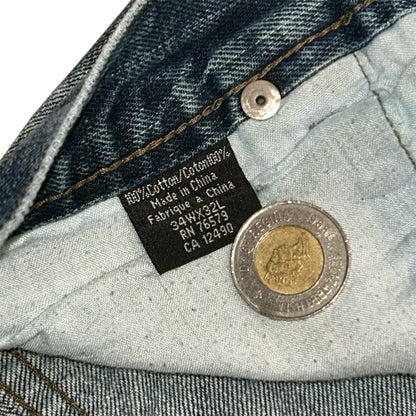 INDEPENDENT TRUCK COMPANY DISTRESSED FADED BLUE JEANS