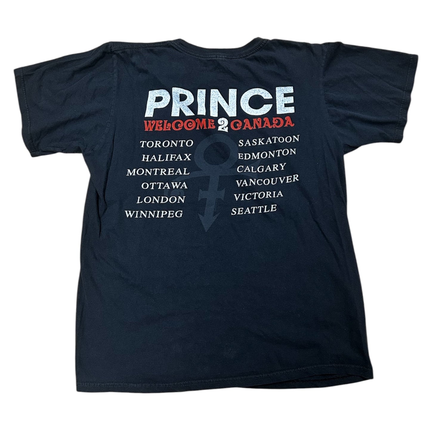 PRINCE WELCOME TO CANADA 2011 TOUR TEE BLACK