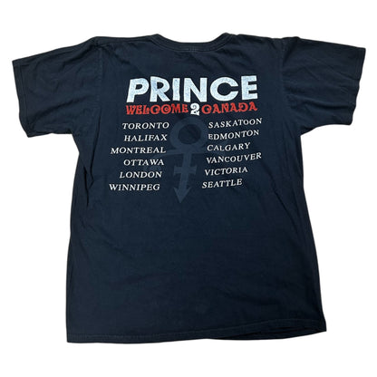 PRINCE WELCOME TO CANADA 2011 TOUR TEE BLACK