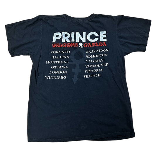 PRINCE WELCOME TO CANADA 2011 TOUR TEE BLACK