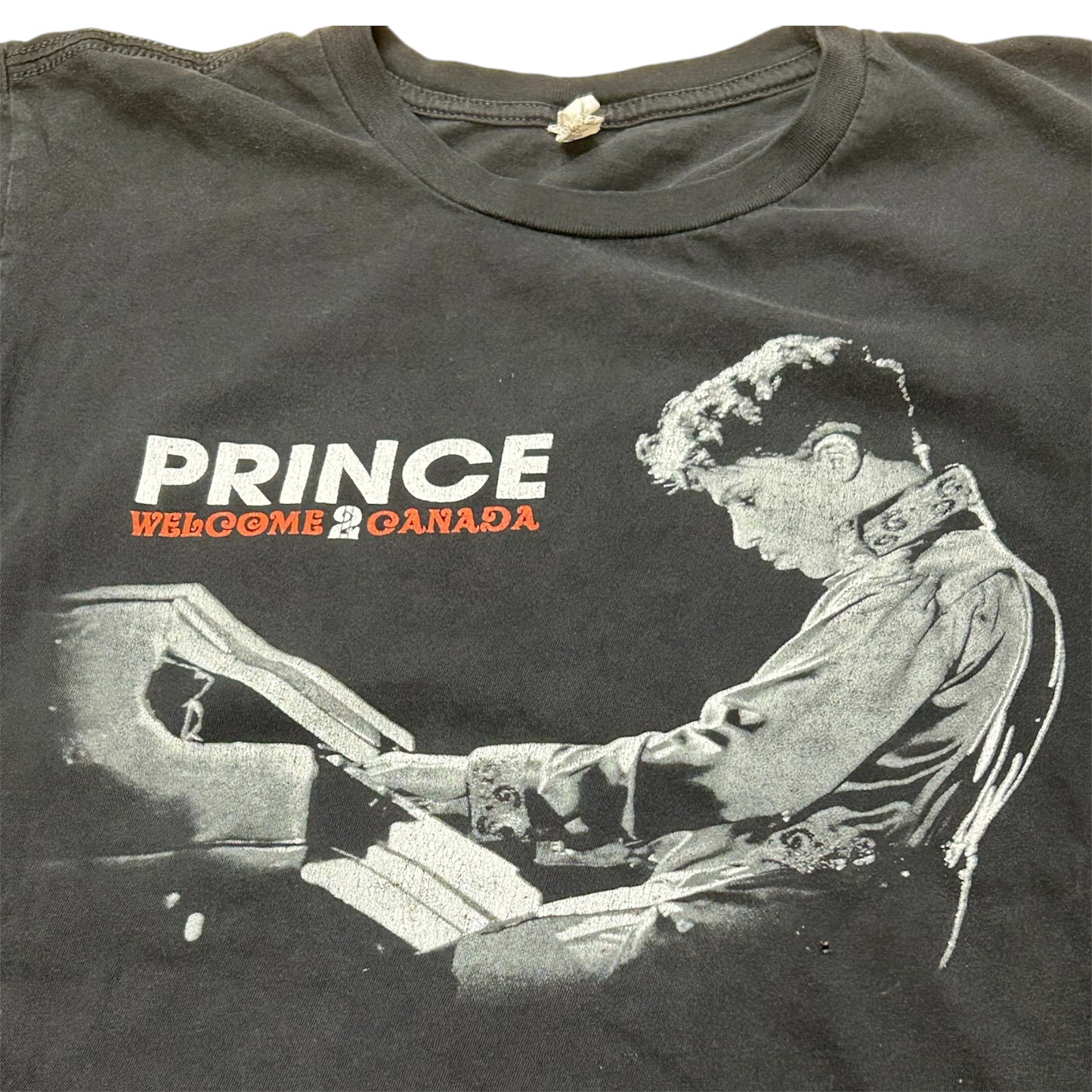 PRINCE WELCOME TO CANADA 2011 TOUR TEE BLACK