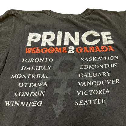 PRINCE WELCOME TO CANADA 2011 TOUR TEE BLACK