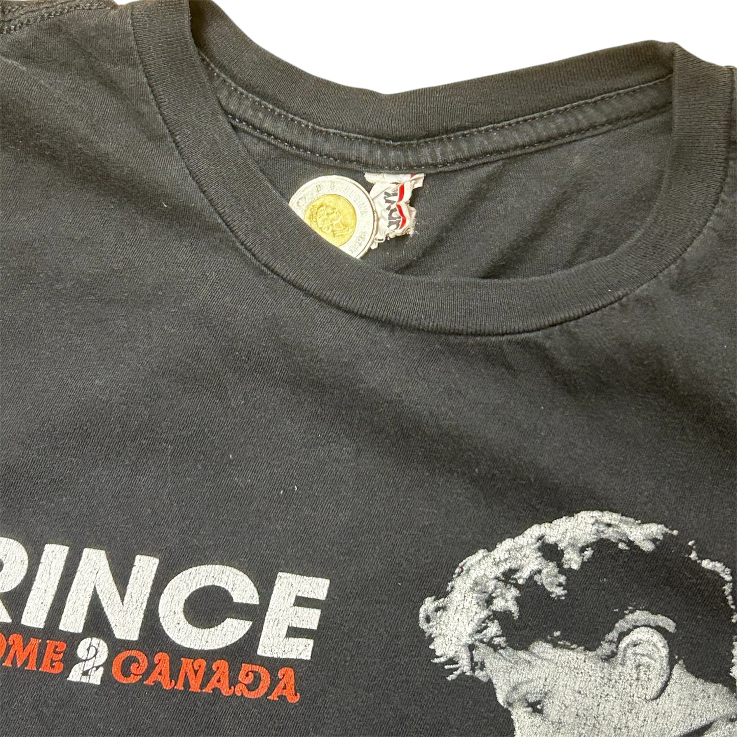 PRINCE WELCOME TO CANADA 2011 TOUR TEE BLACK