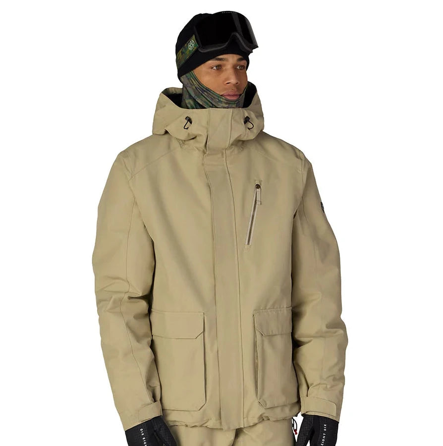 686 MENS NIGHTLINE INSULATED JACKET KHAKI RIPSTOP