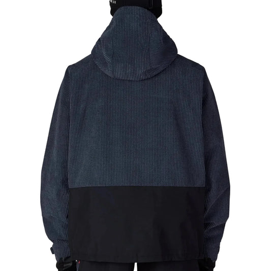 686 MENS GHOST 2.5L ANORAK NAVY WIDE WALE CORDUROY