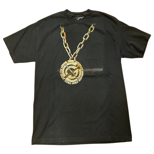 VINTAGE WWE JOHN CENA CHAIN 2002 TEE BLACK