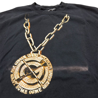 VINTAGE WWE JOHN CENA CHAIN 2002 TEE BLACK