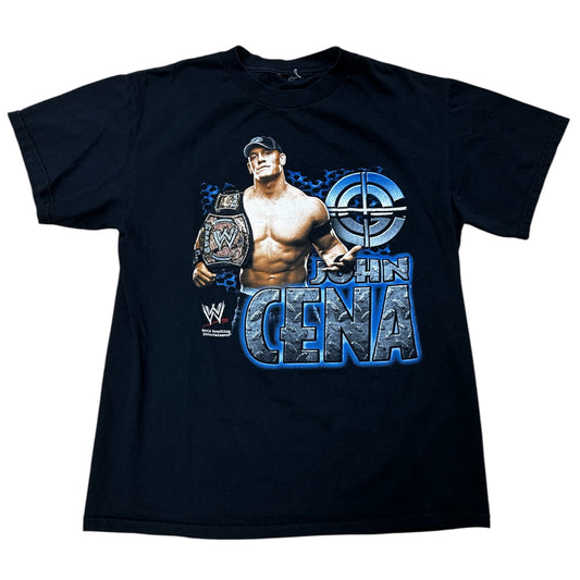 WWE JOHN CENA CHAIN GANG 2007 TEE BLACK