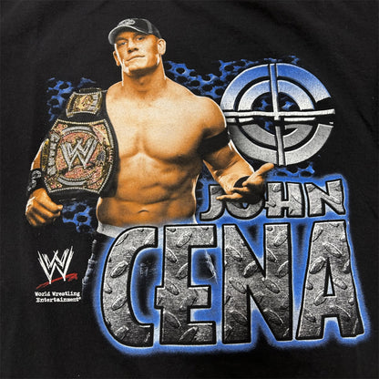 WWE JOHN CENA CHAIN GANG 2007 TEE BLACK