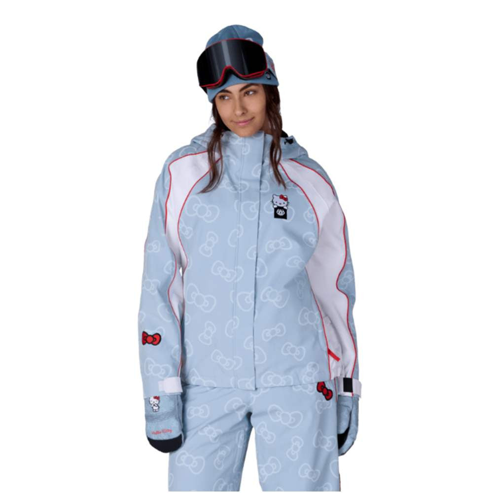686 WOMENS HELLO KITTY LIL BOW JACKET HELLO KITTY DENIM 2027
