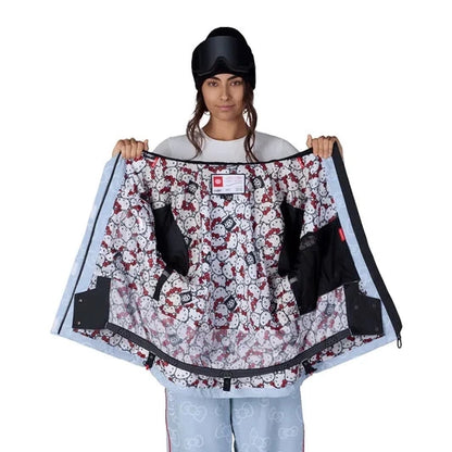 686 WOMENS HELLO KITTY LIL BOW JACKET HELLO KITTY DENIM 2027
