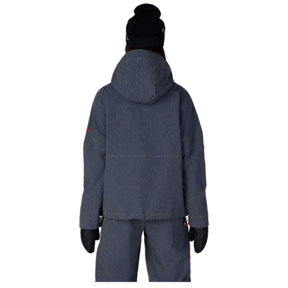 686 WOMENS OUTLINE SHELL ANORAK NAVY DENIM 2027