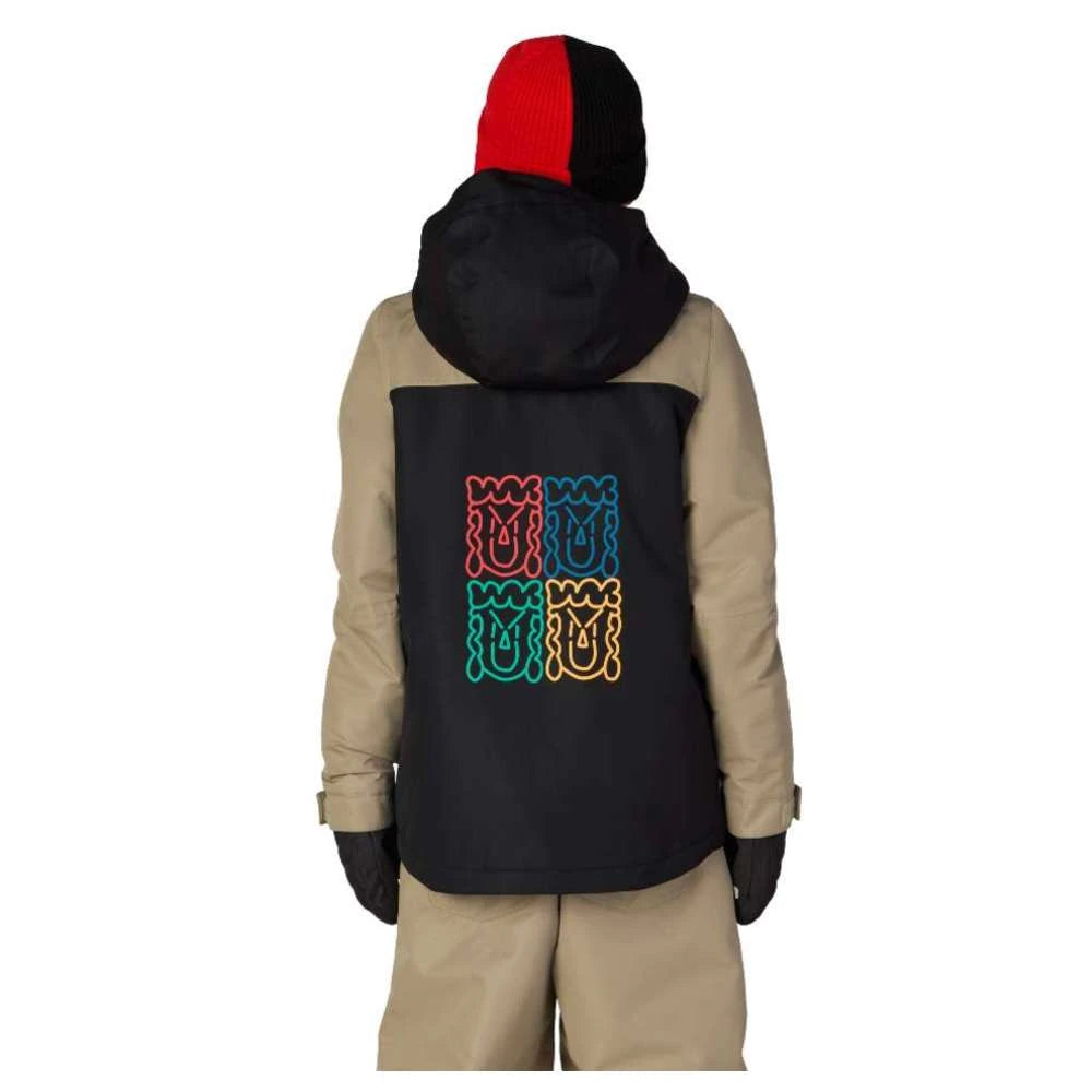 686 BOYS GATEWAY INSULATED JACKET KHAKI COLORBLOCK 2027