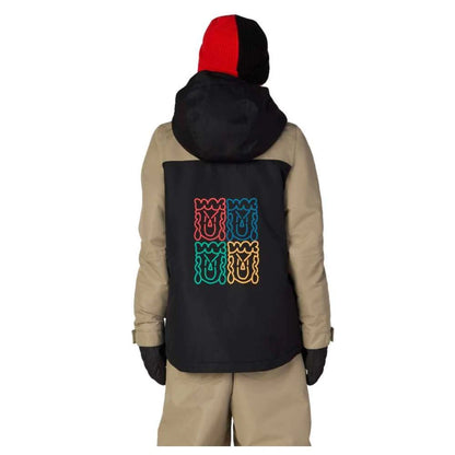 686 BOYS GATEWAY INSULATED JACKET KHAKI COLORBLOCK 2027