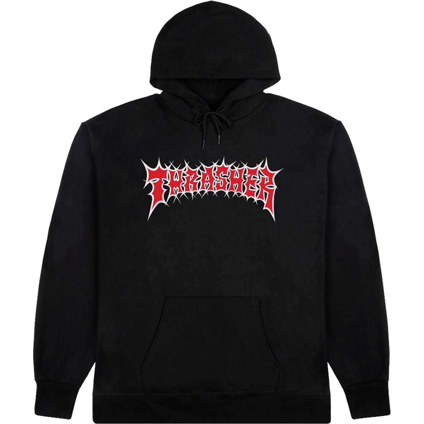 THRASHER SPIKEY HOOD BLACK