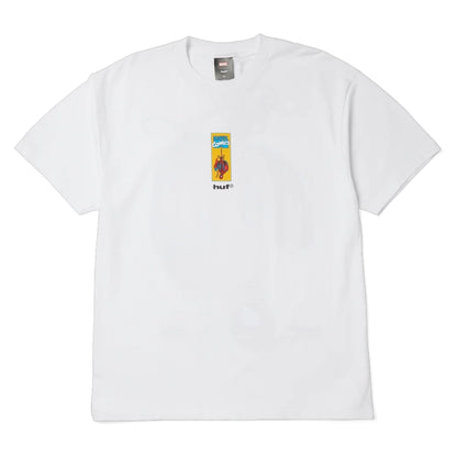 HUF UPSIDE DOWN SS TEE WHITE