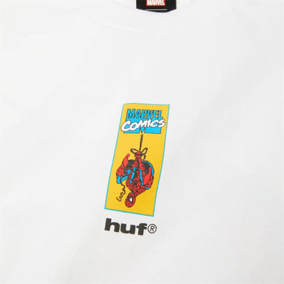 HUF UPSIDE DOWN SS TEE WHITE