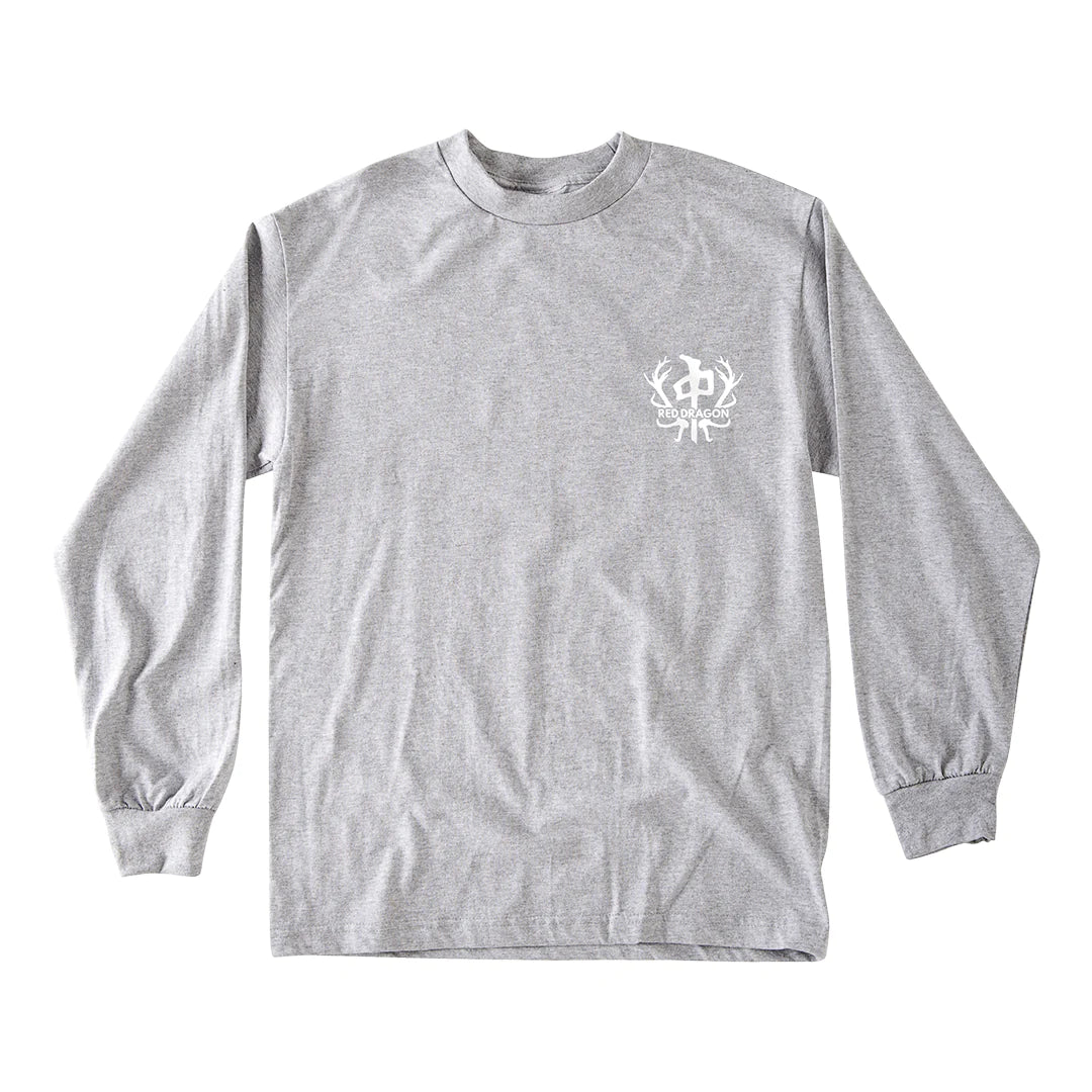 RDS CHUNG ANTLER LONGSLEEVE HEATHER GREY