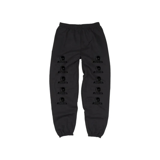 SKULL SWEATPANT TWO-TONE BLACKOUT
