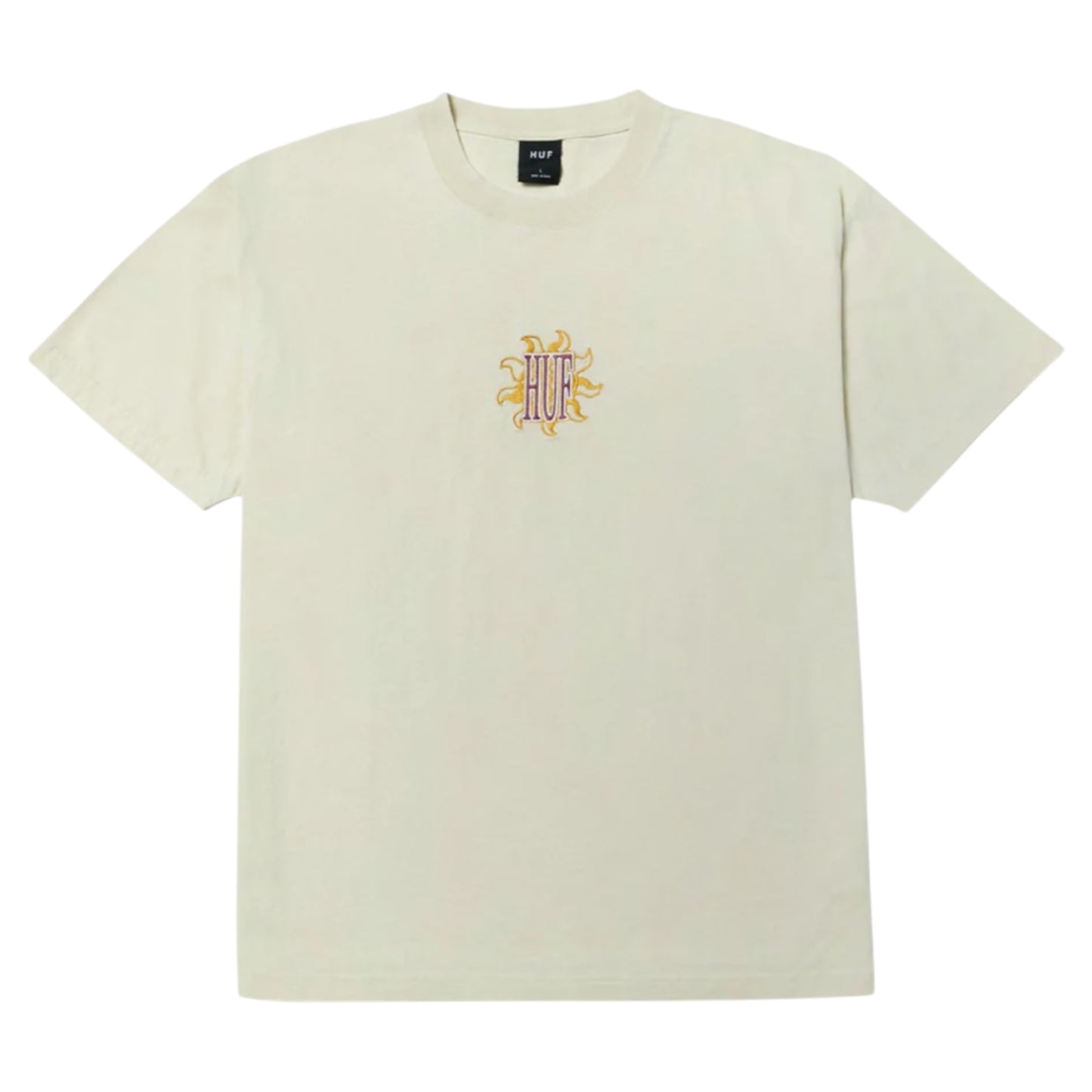HUF APOLLO SHORT SLEEVE WASHED TEE NATURAL