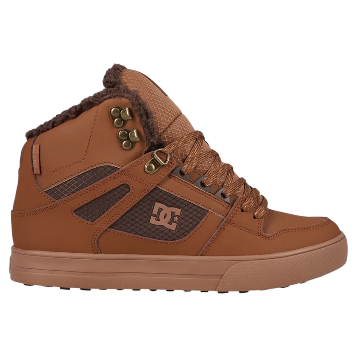 DC PURE HIGH TOP WC WINTER BROWN DARK BROWN