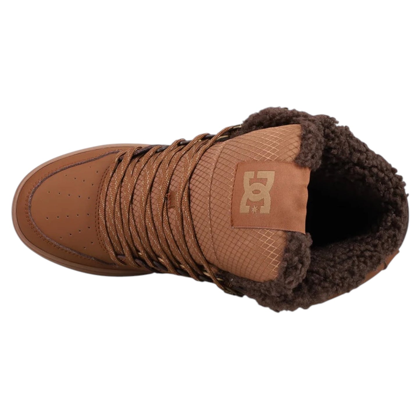 DC PURE HIGH TOP WC WINTER BROWN DARK BROWN