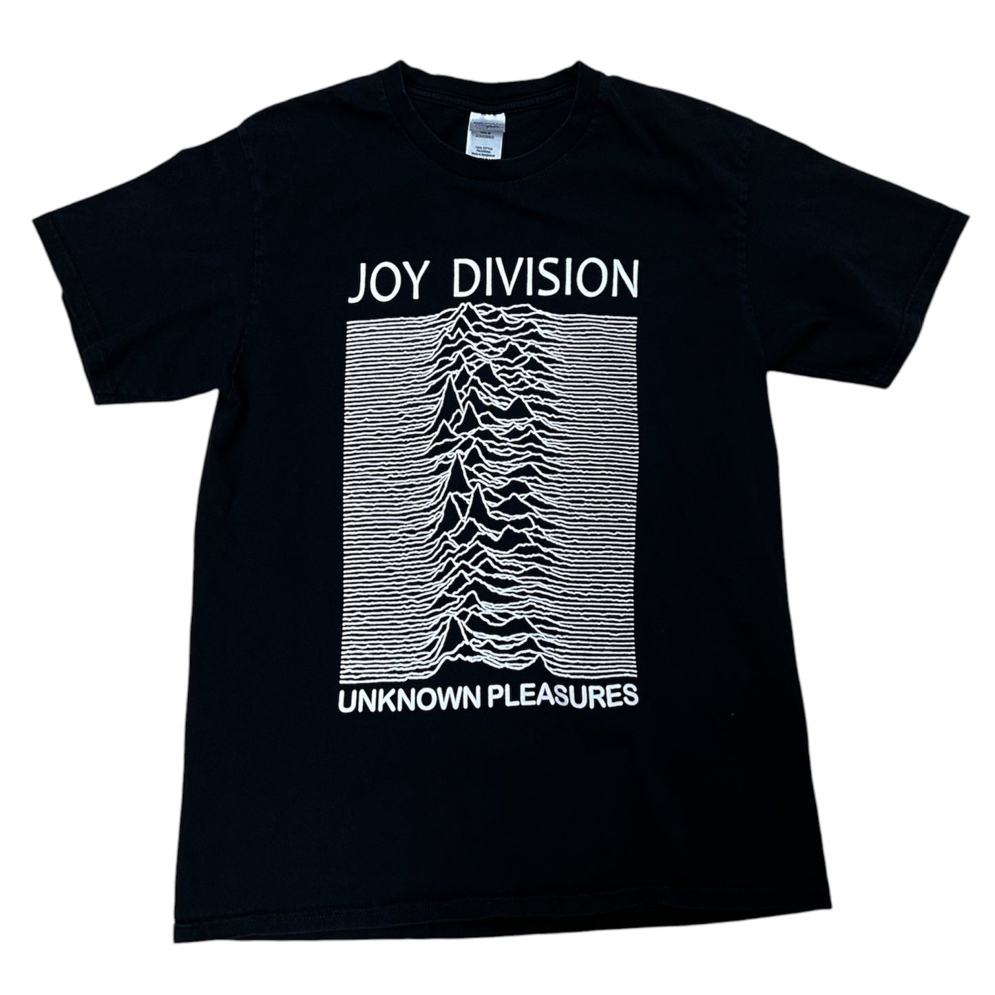 JOY DIVISION “UNKNOWN PLEASURES” BAND TEE BLACK