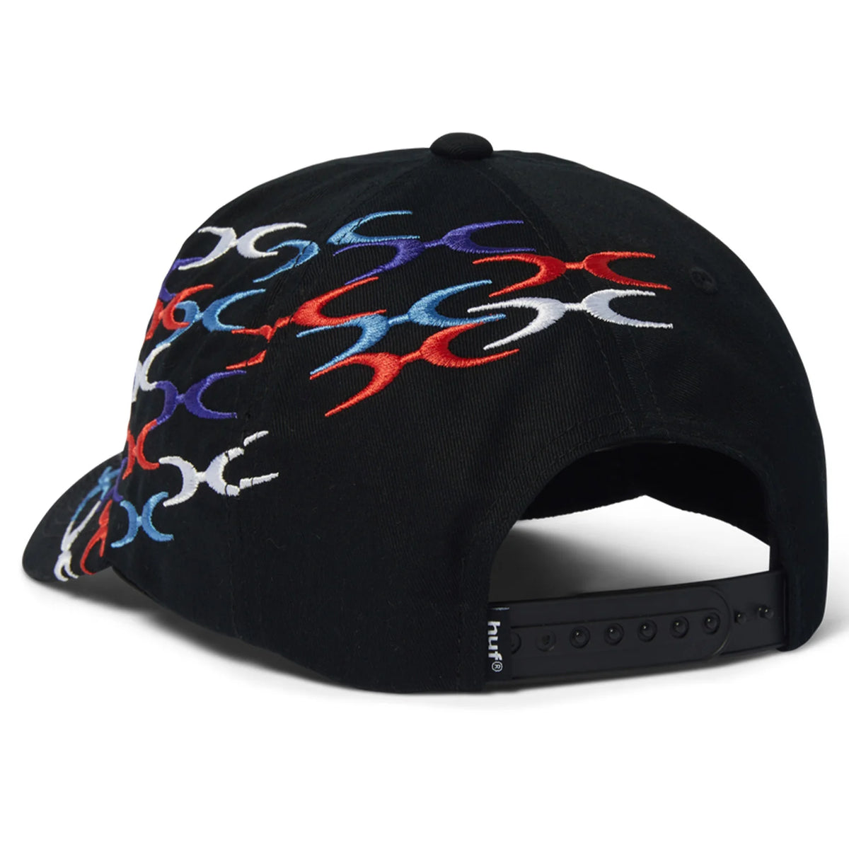 HUF ONE RACING 5 PANEL HAT BLACK