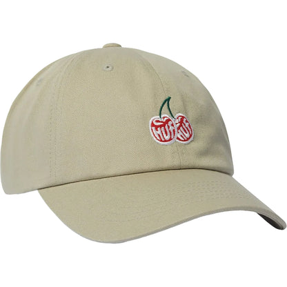 HUF CHERRIES 6 PANEL CV HAT KHAKI