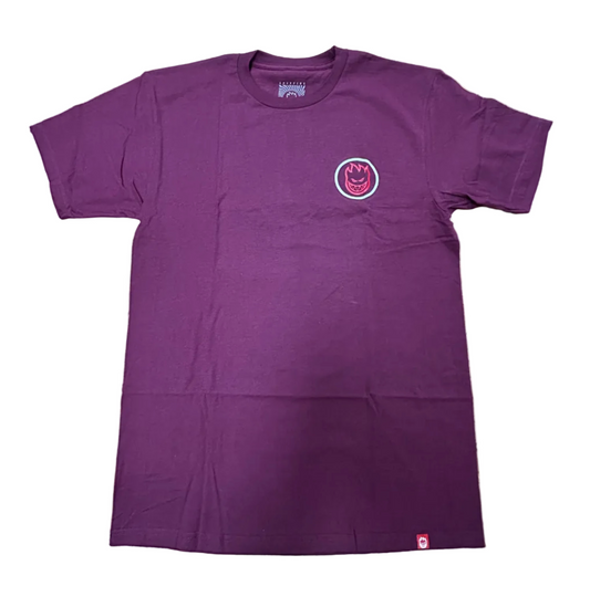 SPITFIRE CLASSIC SWIRL OVERLAY TEE BURGUNDY RED