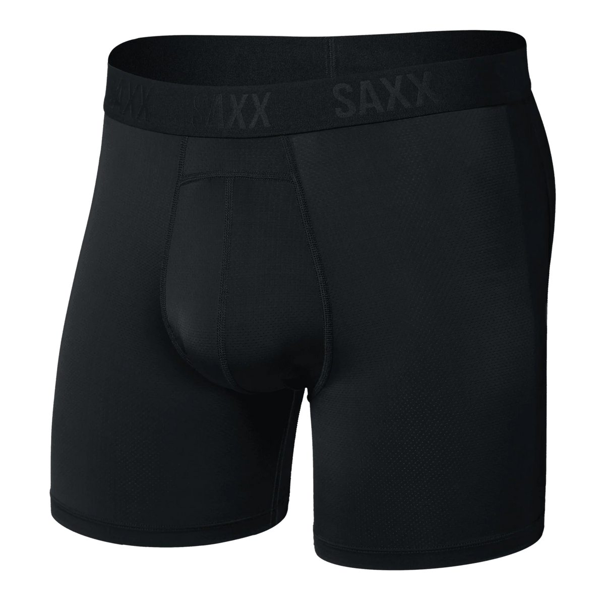 SAXX DROPTEMP ALL DAY COOLING BOXER BRIEF BLACK