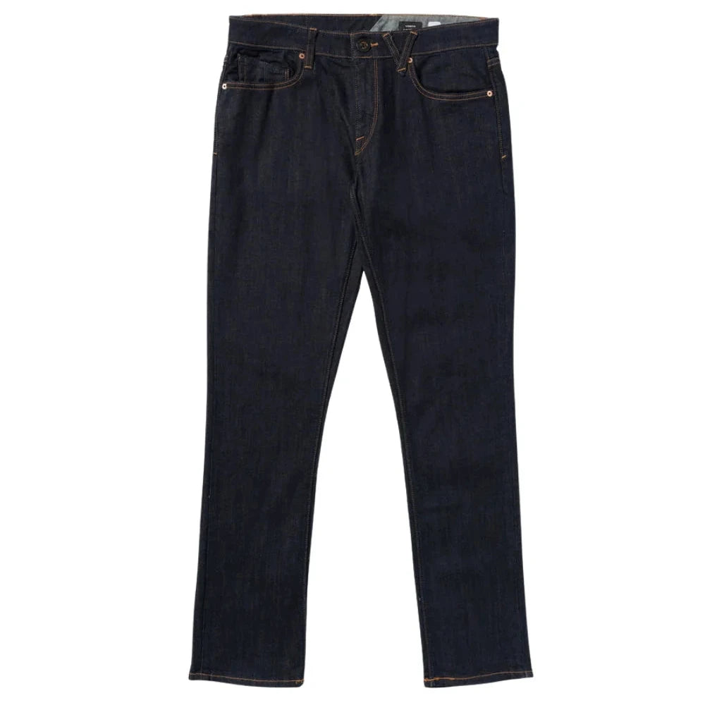 VOLCOM VORTA REGULAR RISE SLIM FIT DENIM PANTALON RINÇAGE